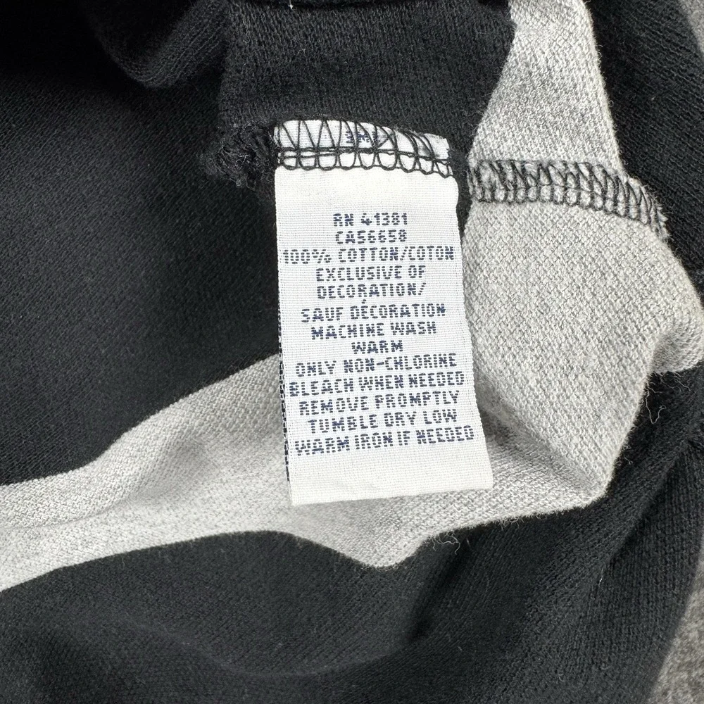 Polo Ralph Lauren Men XL Custom Fit Black Gray Stripe Polo Shirt Red Pony